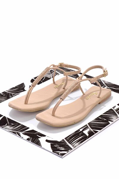 Bambi Nude Kadın Sandalet K05137031038