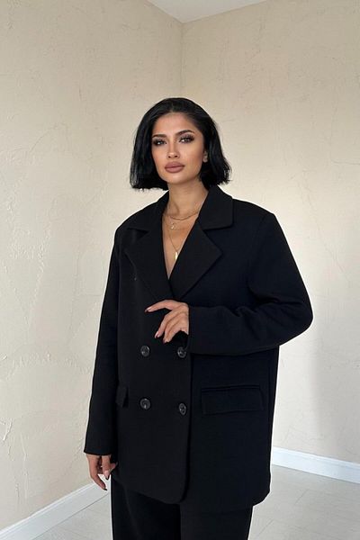 KAZAK Black 3-Yarn Comfort Jacket and Pants Suit