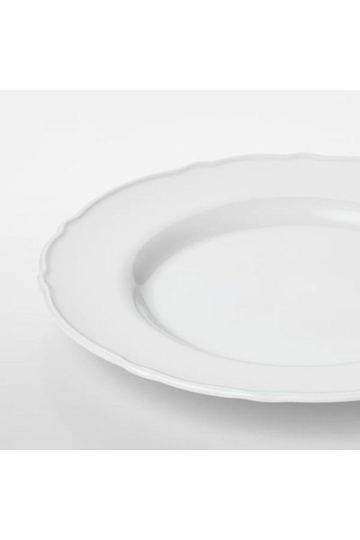 IKEA UPPLAGA Plate (White, 28 cm) – Elegant & Versatile Dinnerware