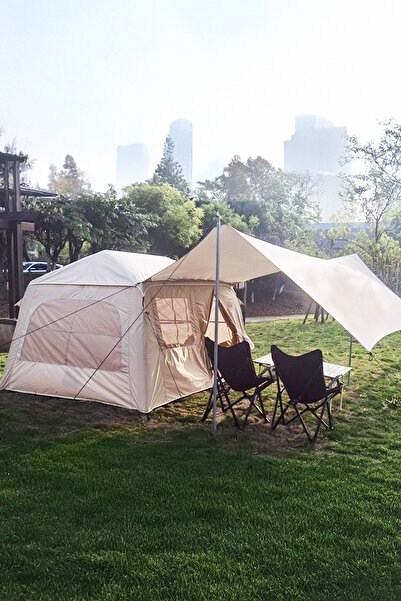 Onetick 6 Kişilik Şişme Tenteli Yağmura Dayanıklı Kamp Çadırı 250x200 Yükseklik 180 Cm