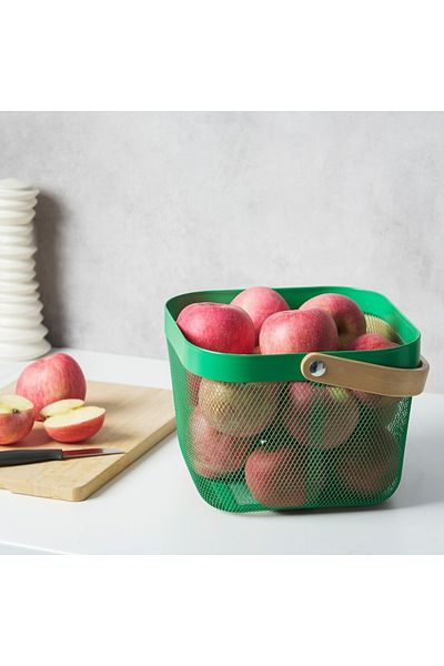 IKEA RISATORP Basket Dark green, 25x26x18 cm