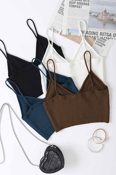 Merry See Πακέτο 4 Angelsin Strap Blouse Crop