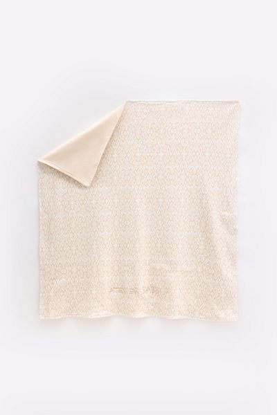 Atelier Babbi بطانية أطفال مزدوجة الجوانب - إيكات / بيج