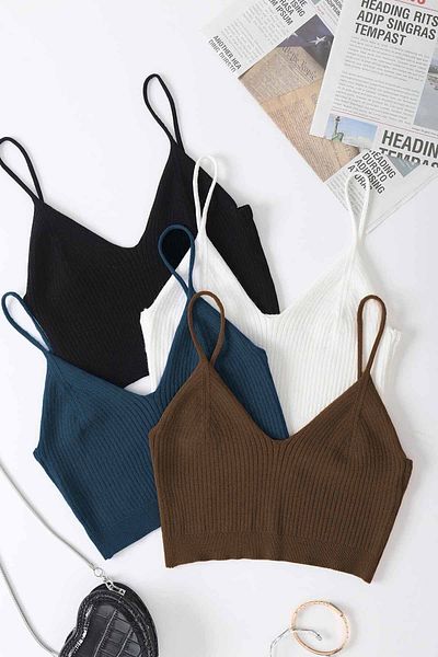 Merry See Πακέτο 4 Angelsin Strap Blouse Crop