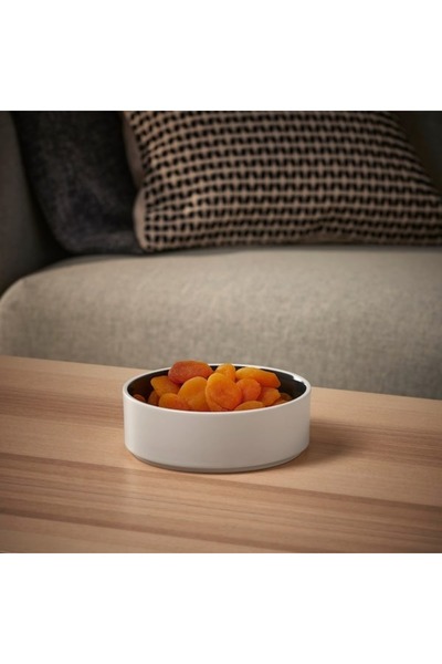 IKEA OMBONAD Bowl (Dark Grey, 15 cm) – Stylish & Versatile Stoneware Dish