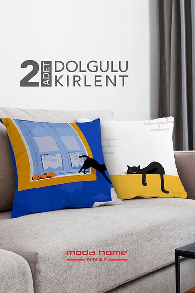 moda home bedding Throw Pillow,Stuffed Throw Pillow,Printed Throw Pillow,Decoration Throw Pillow(2 Pcs) Set7