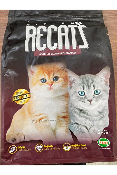 REVA Kıtten Recats 5kg Tavuklu Kedi Maması.