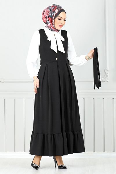 ModaMerve Αξεσουάρ Κουμπί Gilet Σετ Μαύρο