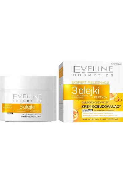 Eveline Cosmetics Skin Care Expert 3 Oils Intensive Nourishing Cream 50 Ml