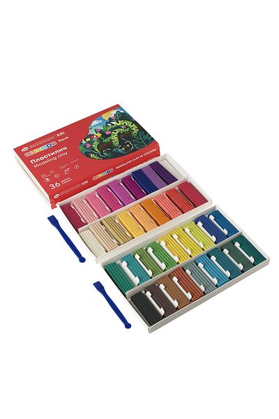 GLANCE St. Petersburg 36-Piece Plasticine Model Dough Set 540 g