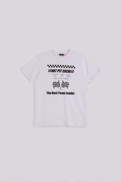 Nebbati Bg Store Boy White Tshirt