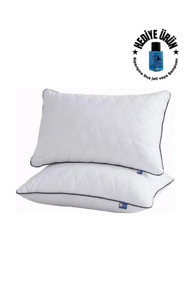 SOUB SLEEP 2-Piece Quilted Liquid-Proof Zippered Pillow Case 50X70 cm