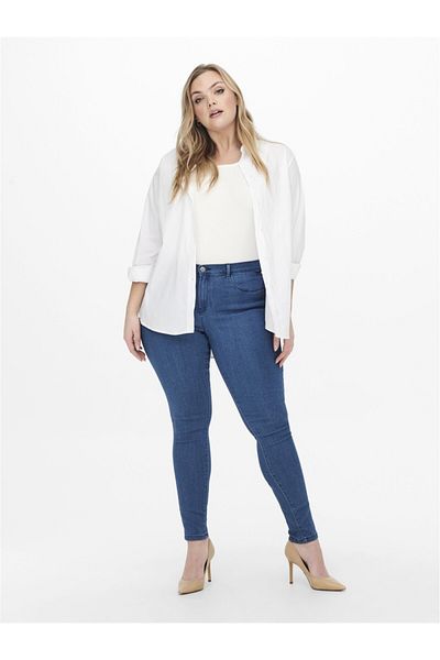 Only Carmakoma Jean pentru femei minimalist cu talie înaltă Carmakoma - Ideal pentru combinațiile dnei casual