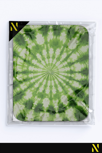 nilizma Цветна подложка за мишка с батик мотив и неплъзгаща се основа за дома и офиса