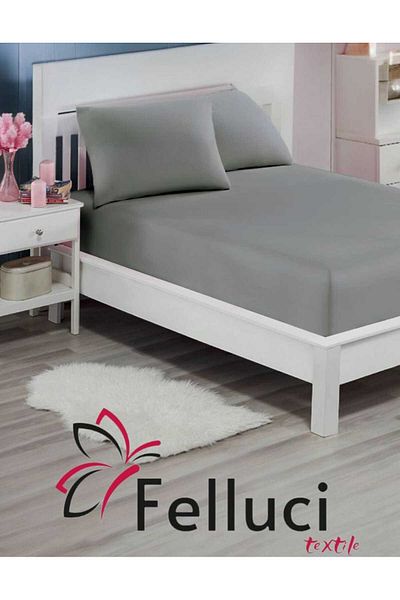 Felluci textile 100% Cotton Single and Double Combed Combed Elastic Bed Sheet