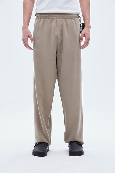VAMOSCLO Comfortable Fit Lyocell Fabric Trousers Khaki