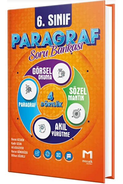 Son Viraj Yayınları Mozaik Yayınları 6. Sınıf Paragraf Soru Bankası
