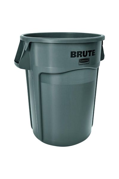 RUBBERMAID سلة مهملات مصنوعة من البولي إيثيلين، مقاومة للأشعة فوق البنفسجية، سعة 44 جالونًا
