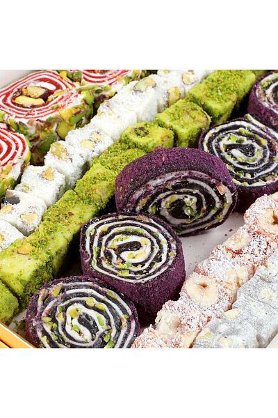 Hacı Şerif Sultan and Double Roasted Turkish Delight Gold Box 700g