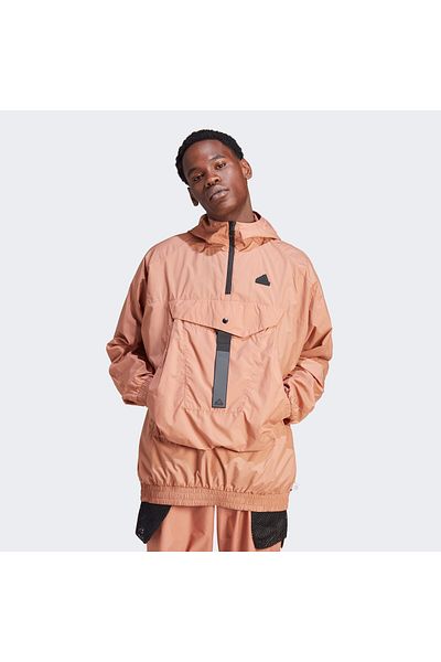 adidas Ανδρικό καφέ ανεμοθραύστης City Escape Premium (IA0013)