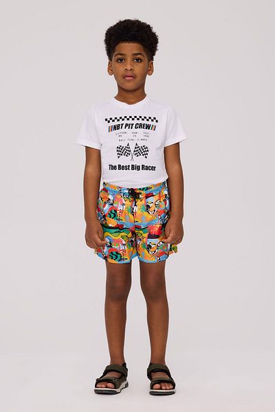 Nebbati BG Store Boys Patterned Shorts