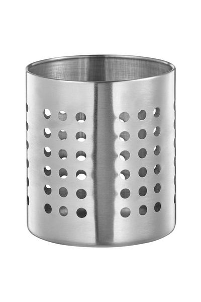 IKEA ORDNING Cutlery Stand, Stainless Steel, 13.5 cm – Durable & Modern Kitchen Organizer