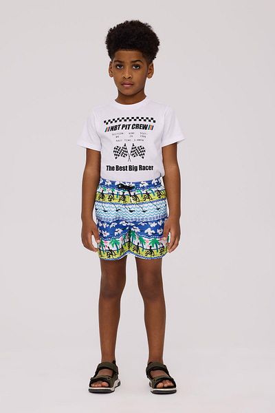 Nebbati BG Store Boys Patterned Shorts