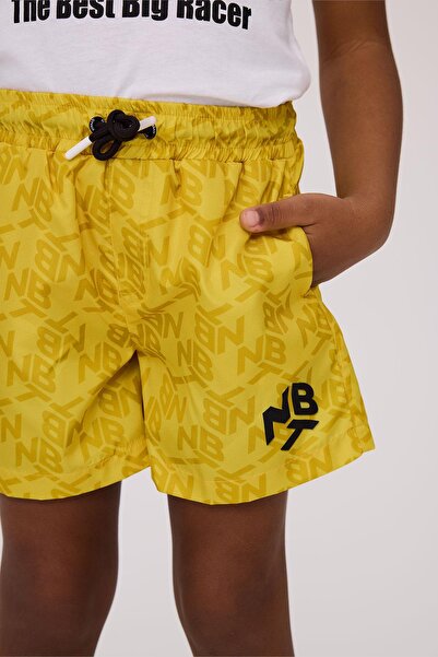 Nebbati Boys' Yellow Shorts