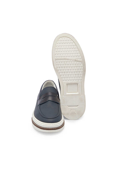 Tergan Lacivert Hakiki Deri Erkek Loafer - E24ı1ay56706-a38