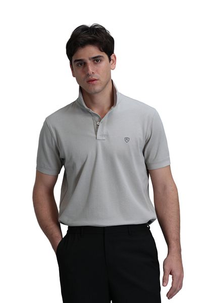 Lufian Laon Smart ανδρικό μπλουζάκι πόλο Slim Fit Beige