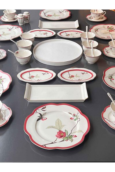 ROSSEV Riva 45 Piece Breakfast Set for 6 People