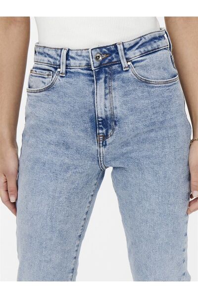 ONLY Standard Fit Narrow Leg High Waist Light Blue Women's Trousers15248715