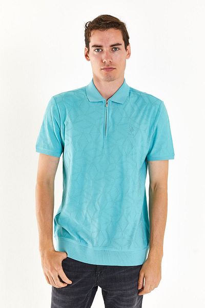 U.S. Polo Assn. Мъжка тениска с къс ръкав и поло яка - минималистична