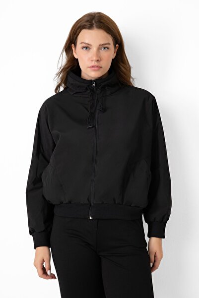 Montland Спортивний жіночий чорний водонепроникний та вітрозахисний оверсайз-...