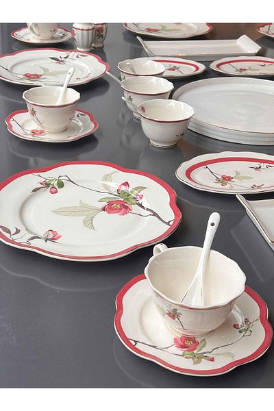 ROSSEV Riva 45 Piece Breakfast Set for 6 People