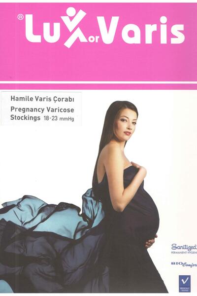 Luxor Hamile Çorabı Kadın Ten Burnu Kapalı