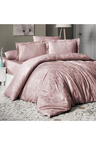 First Choice Lenjerie de lux pat dublu jacquard satin 6 piese, First Choice, ...