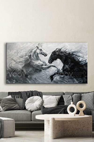 Voovart Muhteşem At Dekoratif Kanvas Tablo -VOOV2788