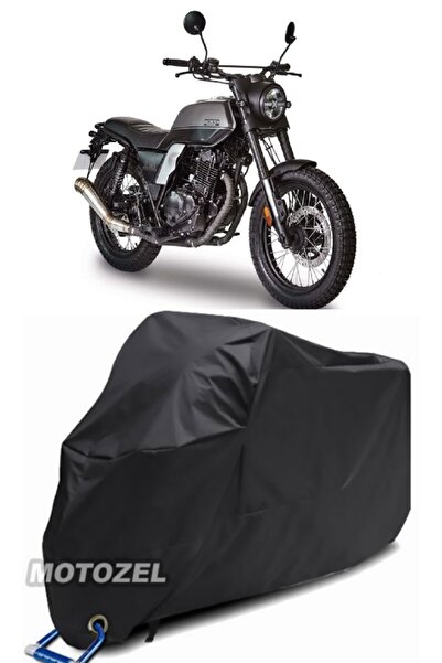 AutoZEL بريكستون جلانفيل 250 X غطاء دراجة نارية أسود مقاوم للماء (متوافق مع ا...