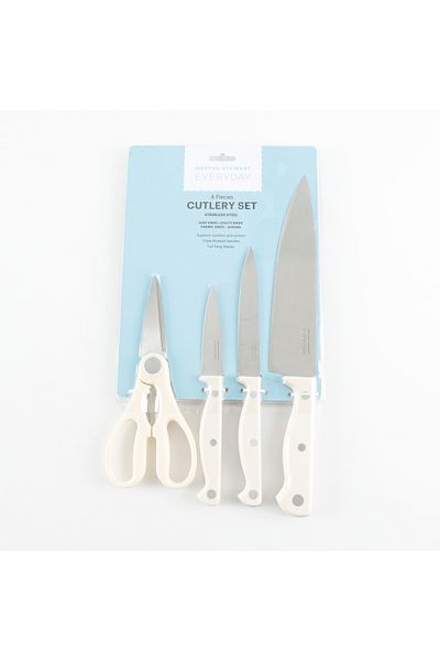 Martha Stewart Keswick 3Knives+Shears Linen