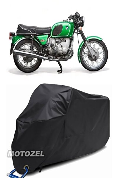 MotoZEL قماش Bmw R 60-6 متوافق مع قفل أسود للدراجات النارية مقاوم للماء