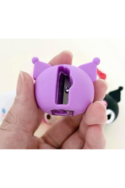 So Iconic Gumă și ascuțitor de creion cu caracter Kuromi - violet