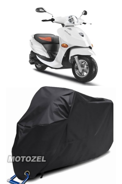 MotoZEL قماش القنب الأسود المتوافق مع Motoran Vento 100 Lock مقاوم للماء