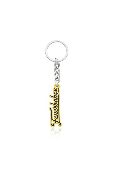Fenerbahçe Hand Lettering Licensed Metal Keychain