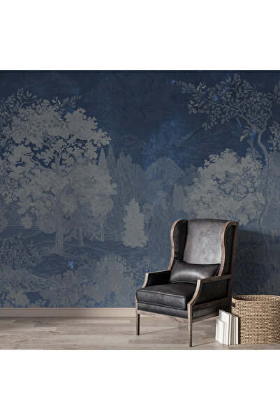 dreamwall Eskiz Manzara Yeşil Duvar Kağıdı -Isı ve Ses Yalıtımı Yırtılmaz