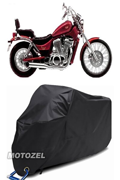 MotoZEL قماش القنب الأسود المتوافق مع قفل الدخيل لسوزوكي VS 800 مقاوم للماء