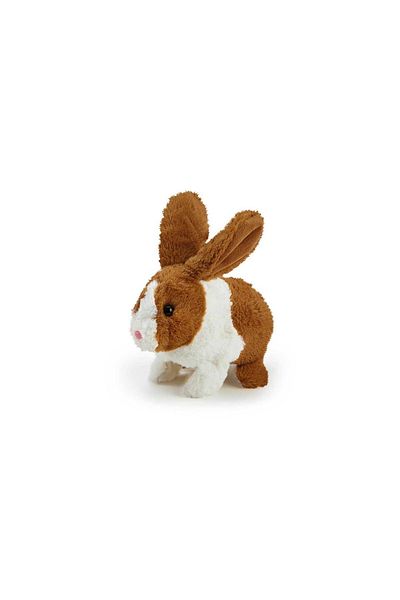 Addo Pitter Patter Happy Hoppy Bunny |with Snuffling Rabbit Sound Effects|Soft Toy|Interactive Plush