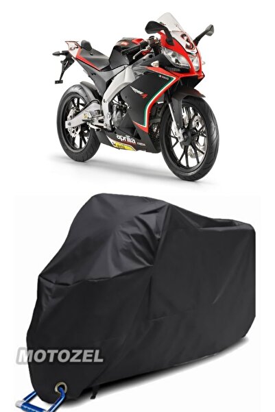 MotoZEL حقيبة خلفية سوداء من Aprilia RS4 125 4T مع قماش مشمع للدراجات النارية...
