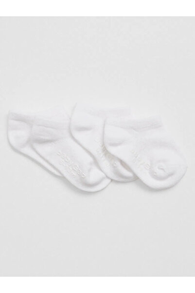 GAP Bebek No-Show 4'lü Çorap Seti Beyaz