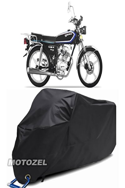 MotoZEL قماش القنب الأسود المتوافق مع قفل Yuki YK 100-B مقاوم للماء